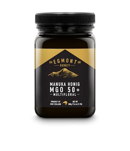 Egmont Honig Manuka Honig 50+ MGO 500g | Zertifizierter MGO-Inhal...