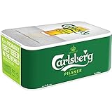 CARLSBERG Cerveza rubia danesa pack 12 latas 33 cl