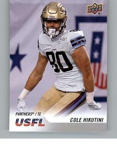 2023 Upper Deck USFL Box Set #12 Cole Hikutini Michigan Panthers NFL Football Card NM-MT