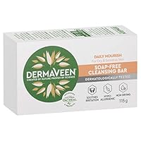 Dermaveen Daily Nourish Soap-Free Cleansing Bar, 115g