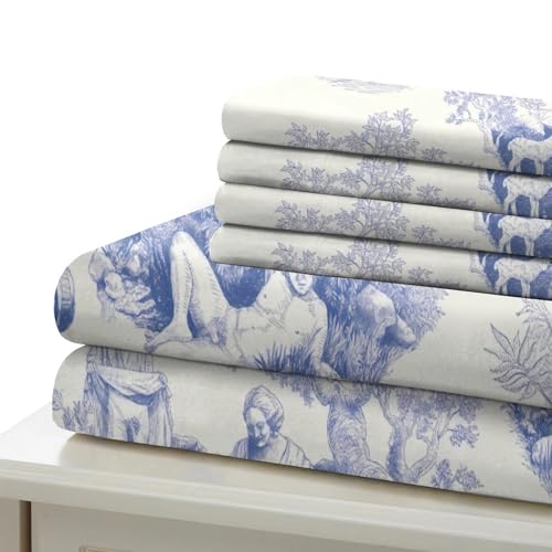 Housse de couette microfibre inaltérable 220x240 au design français classique - 7