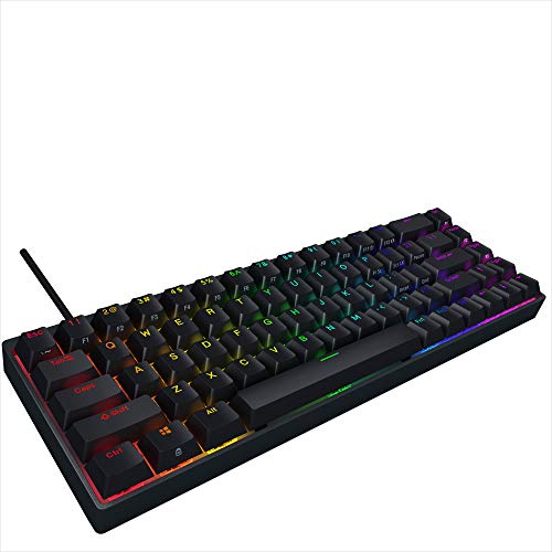 Durgod Hades 68 Rgb Mechanical Gaming Keyboard | 65% Layout | Usb C Wired | Doubleshot Pbt Keycaps | Cherry Profile | Nkro Rollover | Windows & Mac | Aluminium Chassis| Gateron Brown, Black #TOP6