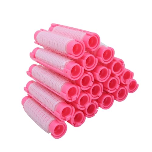 Bigoudis pour racines coréennes de cheveux fins : lot de 20 tiges rose de permanente