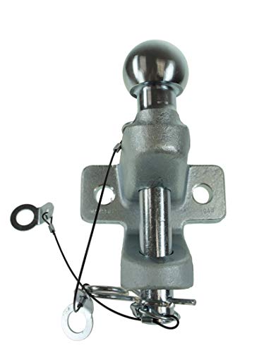 BITS4REASONS Maypole MP84 Attelage Boule Et Broche 50mm Argenté - Crochet D’attelage pour Remorque 3,5t