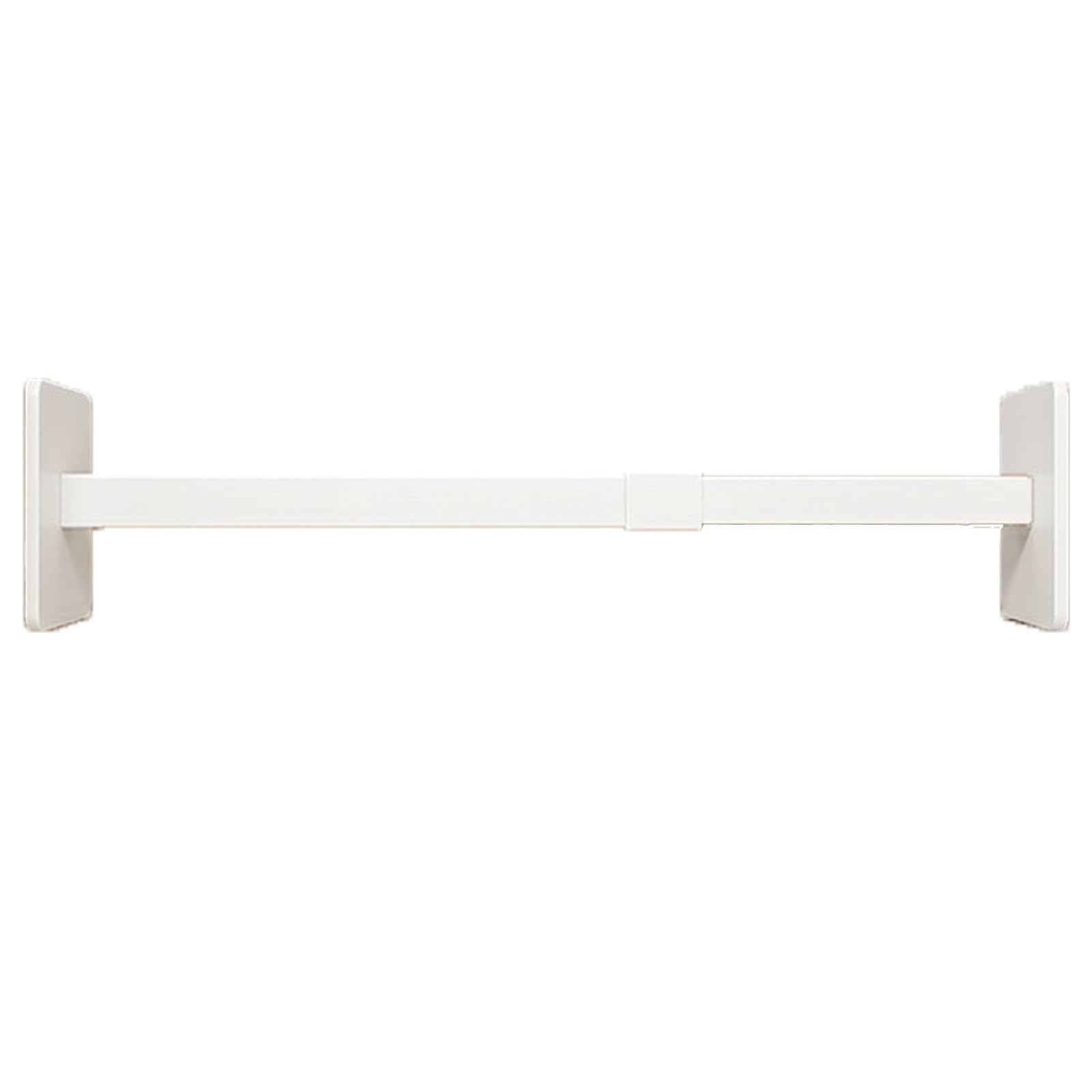 No Drill Tension Curtain Rod, Aluminum Alloy Shower Curtain Rod, Built in Silent Pulley for Bathroom Wardrobe(145-270cm/57-106in)