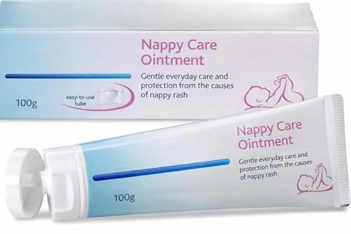 Nappy Rash Ointment 100g – Protects Gently Skin Damaged by Nappy (Diaper) Rash 1 Pack