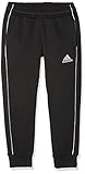 Fronttaschen adidas Kinder CORE18 SW Pants, schwarz (black/White), Size 116