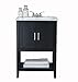 Legion Furniture WLF6020-E 24" Single Sink Bathroom Vanity with Ceramic Top, Espresso Finish