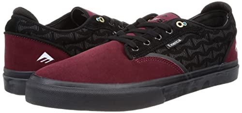 Emerica Men's Dickson X Independent Skate Shoe, Red/Black, 10 #TOP6