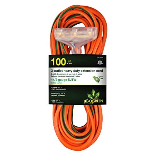 Go Green Power Heavy Duty 100-Foot Extension Cord #TOP19