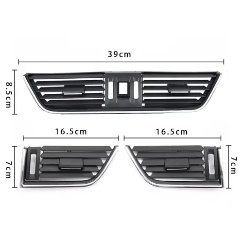 Grille Ventilation Centrale Avant Gauche Finition Origine Skoda Octavia 3 MK3 - 5