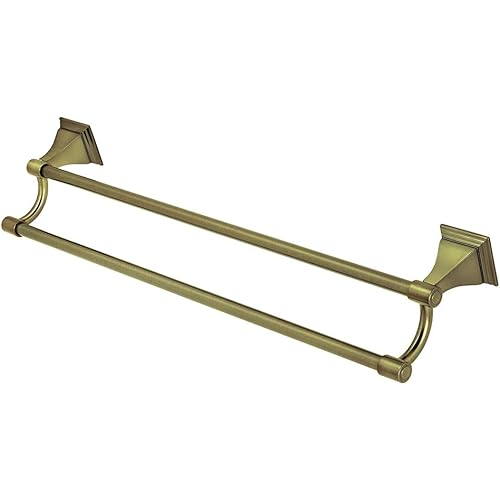 Kingston Brass BAH6123AB Monarch Dual Towel-Bar, Antique Brass