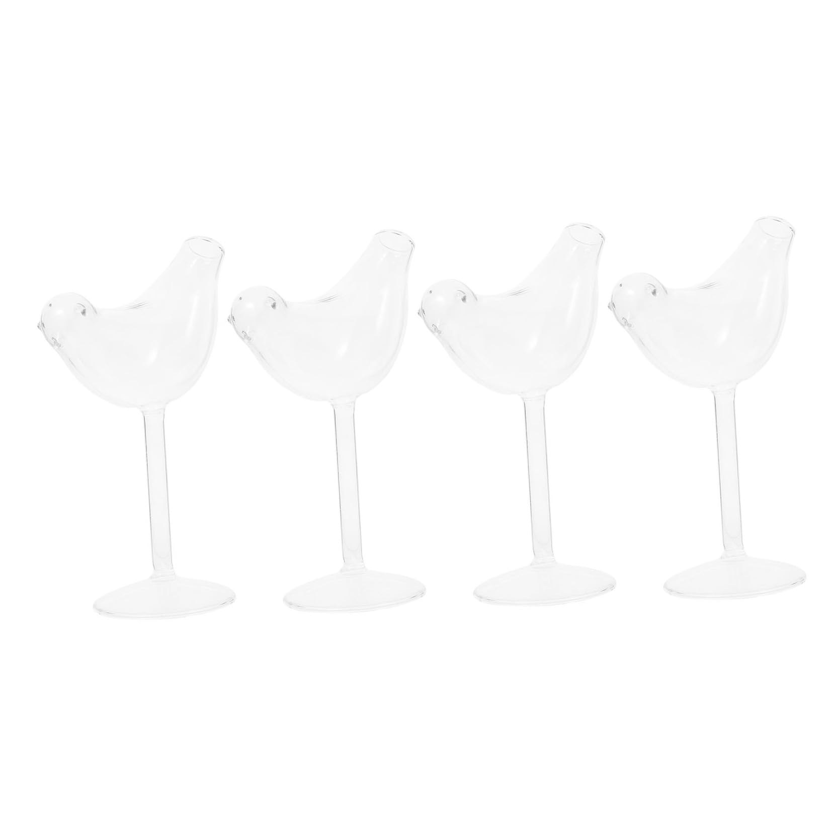Verre à cocktail original en forme d'oiseau pour le bar