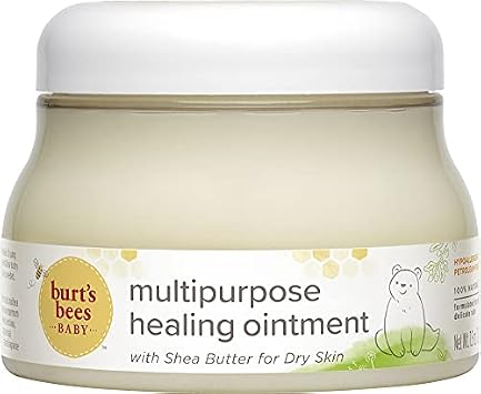 Image of Burt's Bees Baby 100% Natural Multipurpose Healing Ointment, Face & Body Baby Ointment – 7.5 Ounce Tub