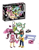 Playmobil Monster High Rendez Vous de la Saint Valentinc Draculaura et Clawd avec Banc et Accessoires, Jouet pour Enfants à partir de 5 Ans, 72043