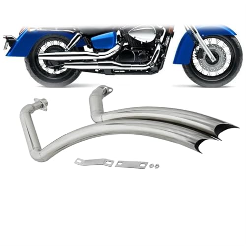 Sistemas de escape completos con tubo delantero que optimizan el flujo del motor VT750C