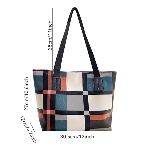 Bolso Tote para Mujer con Gran Capacidad y Asa Contrastante miniatura 7