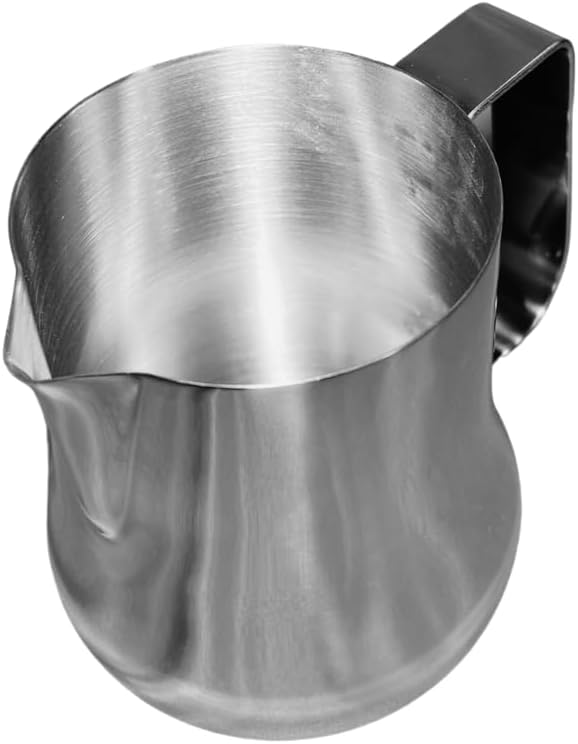 Rattleware Stainless Steel 16 oz Spouted Bell Pitcher - Perfect for Home, Cafe, Restaurant, Hotel, Office - Steaming and Frothing Pitcher Trusted By Most Barista