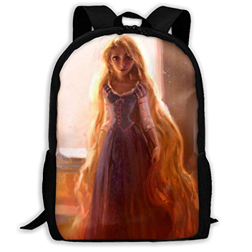 Hdadwy Mochila de Viaje para Adultos de Dibujos Animados de Rapunzel se Adapta a Mochilas