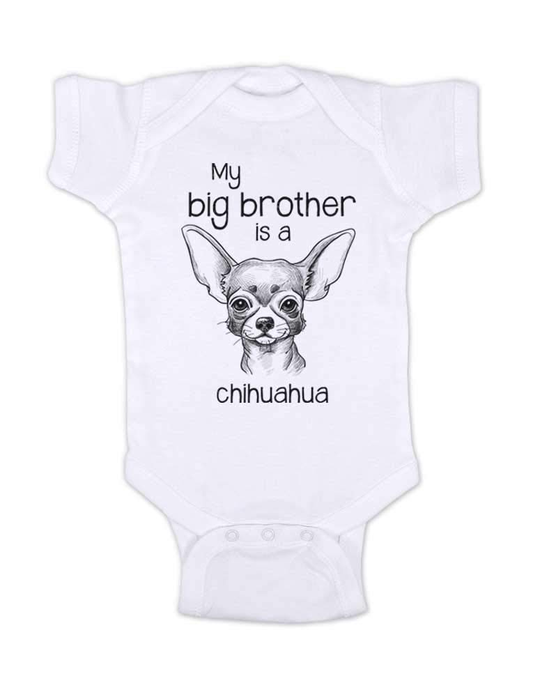 Hello Handmade My Big Brother Is A Chihuahua Dog Baby Desertcart