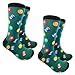 Produktbild 2 Paar Kreative Billardocken, Cartoon-Mid-Tube-Socken, Jugendliche Freizeitsocken, Komfortable Und Atmungsaktive Sportsocken.