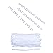 HAWORTHS 6" inch Plastic Luggage Loops Tag Pack of 100 (Clear)