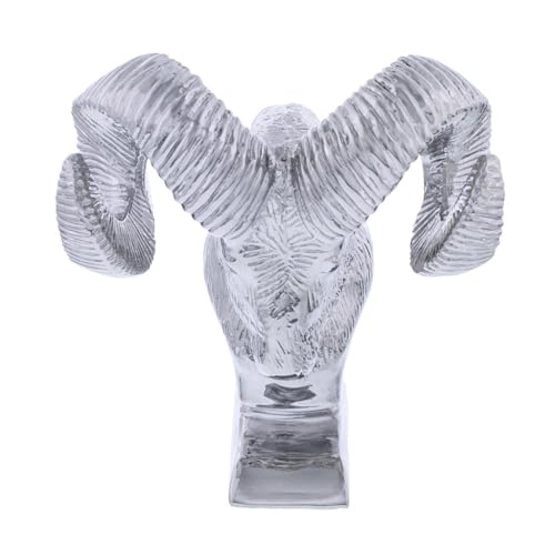 CTW Die-cast Hood Ornament Rams Head Chrome 3 1/2\" H Peterbilt for Kenworth Freightliner - Thumbnail 2