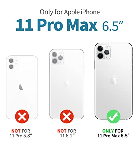 Suritch Compatible With Iphone 11 Pro Max Clear Case,[Privacy Screen Protector] Full Body Protective Shockproof Bumper Rugged Cover For Iphone 11 Pro Max 6.5 Inch (Clear) #TOP1