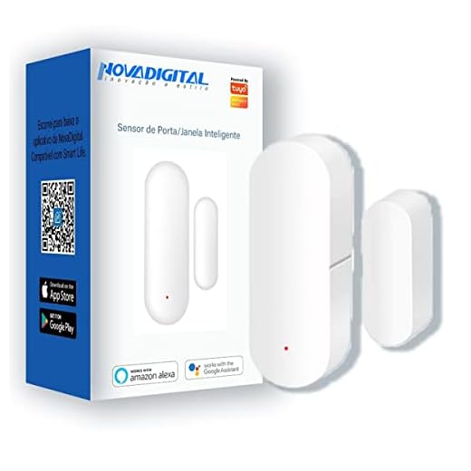 Nova Digital Sensor De Abertura Inteligente De Porta Janela Wifi Smart Detector De Abertura De Porta e Janela Smart Compatível APP TUYA Smart Life