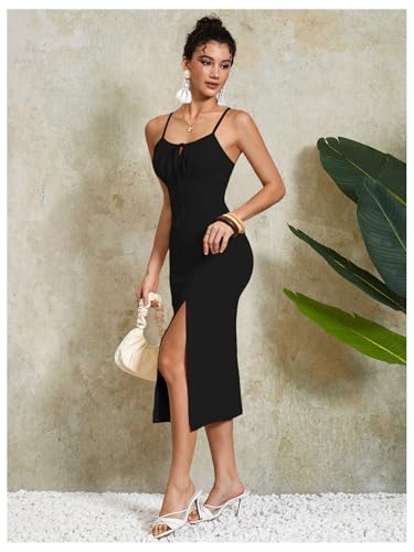 Image of Floerns Women's Boho Ditsy Floral Print Off Shoulder Short Sleeve Split Maxi A Line Dress