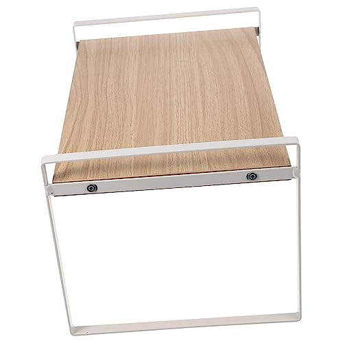 ARTIBETTER Iron Desktop Storage Holder Compact Book Organizer Sundries Shelf for Home Office Rack with Simple Design for Efficient Space Saving and Easy Item Access