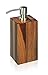 Produktbild möve Acacia Seifenspender 7 x 7 x 20 cm aus Naturholz mit Edelstahl, wood