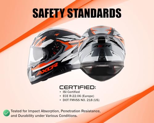 Axor Store Axor Apex Streak ISI ECE and DOT Gloss Finish Full Face - Image 6