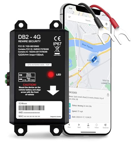 REWIRE GPS Vehicle Tracker with Live App Monitoring