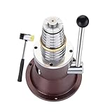 Strumento di riparazione mandrino in acciaio, estensore per anelli, con martello in gomma per gioielleria, creazione di braccialetti fai da te