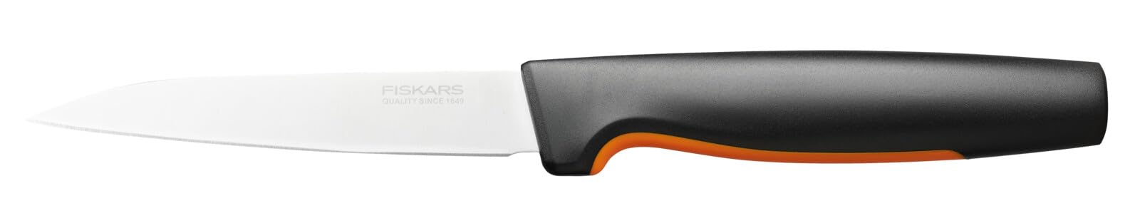 Fiskars Cuchillo para pelar, Functional Form, Longitud total: 23 cm, Acero inoxidable japonés/plástico, 1057542