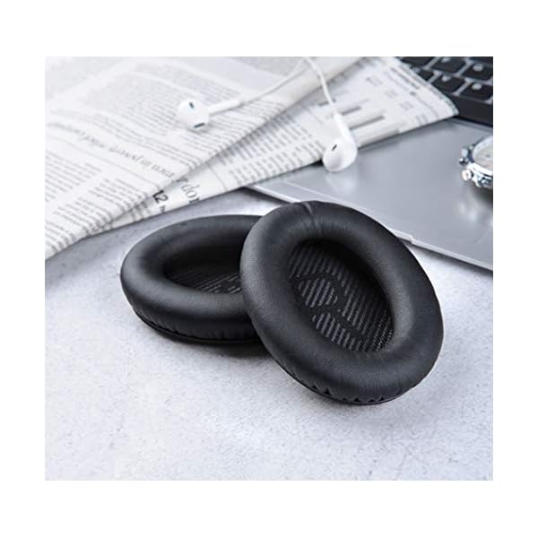 Headphones Replacement Ear Pads Cover,for Bose Quietcomfort QC15 QC25 QC35 35 ii Headsets (Black) - Image 6