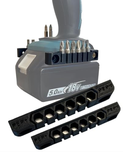 Offre Éco x2 – Porte-Embouts Magnétique Réversible pour Visseuse à Choc – Compatible avec Makita - Compatible avec Milwaukee - compatible avec Parkside – Capacité 6 Embouts