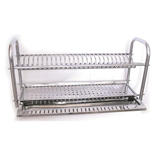 SCOLAPIATTI COLAPIATTI BASE O APPOGGIO IN ACCIAIO INOX DA 60 CON RACCOGLIGOCCE MADE IN ITALY