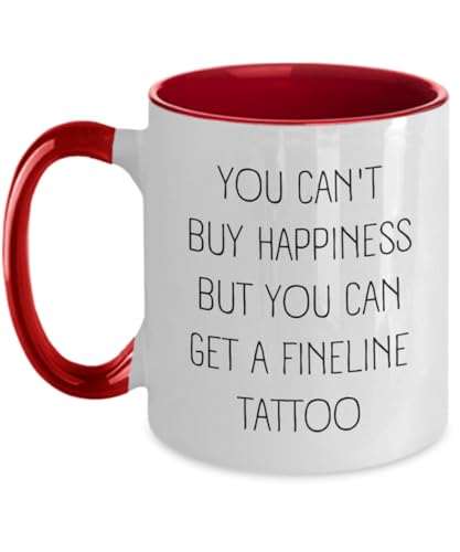 Fineline Tattoo Gift Funny Coffee Mug For Fineline Tattoo Artist