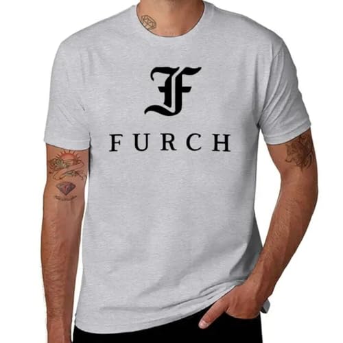 HGEYUXIN Furch Guitars T-Shirt Cute Tops Tee Mens Grey L