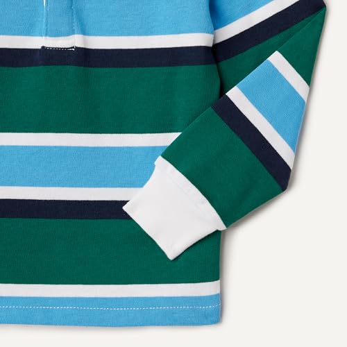 Image of Amazon Essentials Boys and Toddlers' Long Sleeve Rugby Polo Shirt