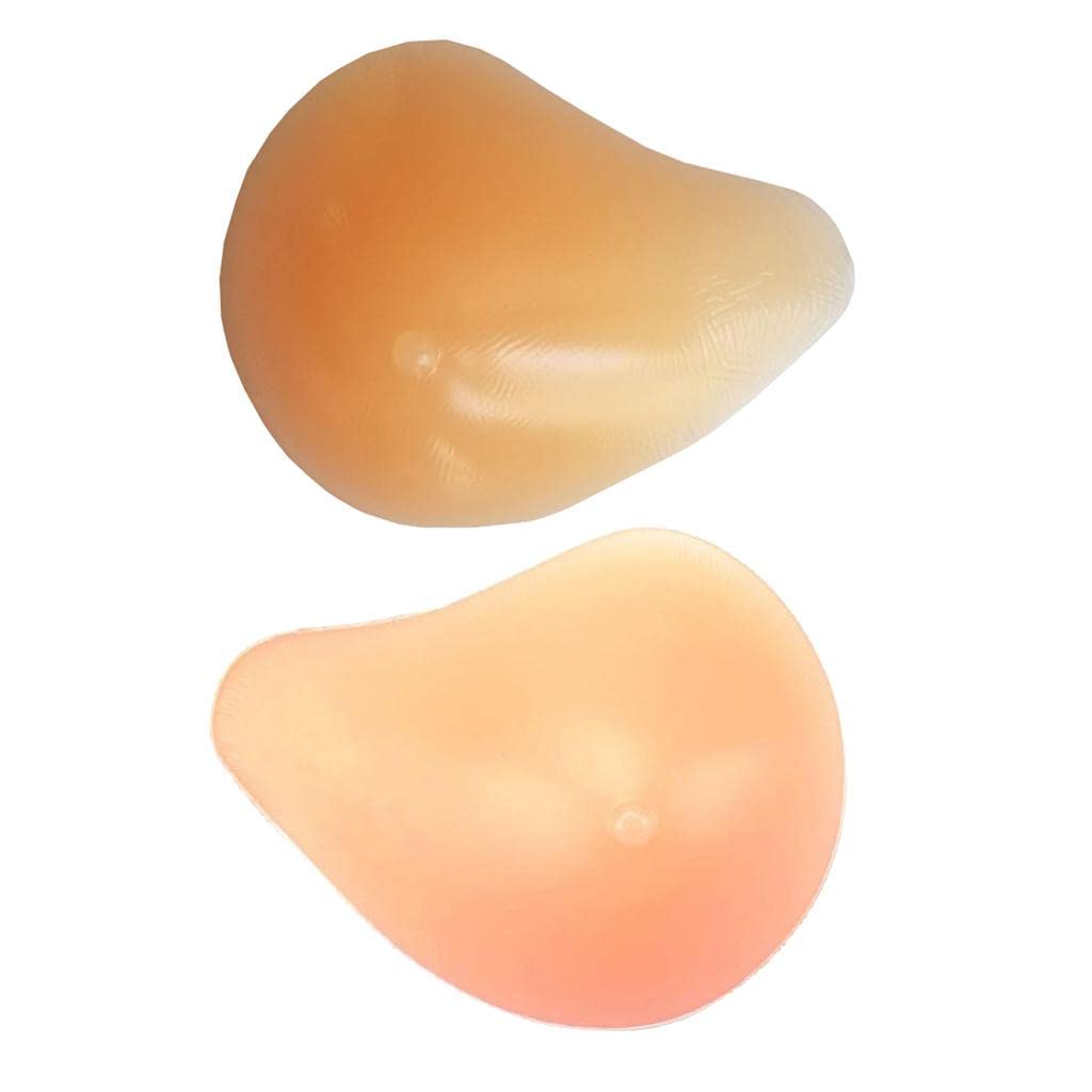 300g False Boobs Enhancer Crossdresser Bra Pads Silicone Breast Forms B Cup-image-2