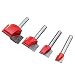 Produktbild Doolland 4 Stück 10/15/22/30 mm Oberfräser Bodenreinigung Holz Fräsen CNC Fräser Bit