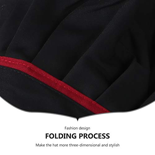 ABOOFAN Chapéu de Chef Ajustável Elástico Padeiro Cozinha Cozinhar Chapéu de Chef Catering Chapéu Ga