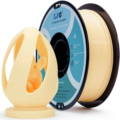 Image of ZIRO 1.75mm PLA Filament, 3D Printer PLA PRO Basic Color Series, Skin | Fit for Most FDM 3D Printer, 1.75mm 1KG Spool, Dimensional Accuracy + /-0.03mm, Colorful PLA FilamenT