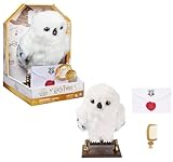 HARRY POTTER-WIZARDING WORLD -LECHUZA HARRY POTTER INTERACTIVA- Peluche Hedwig Interactivo "Enchanting Hedwig" -más de 15 Sonidos y Movimientos y Sobre de Hogwarts -6061829- Juguetes Niños 5 Años +