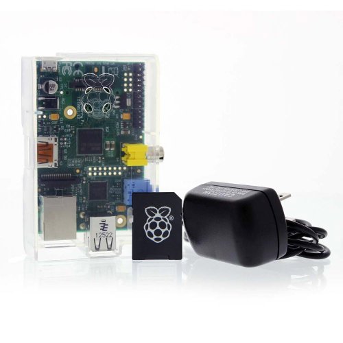 Raspberry Pi Starter Kit with Model B Board, Power Supply, Case and Sd Card with Os