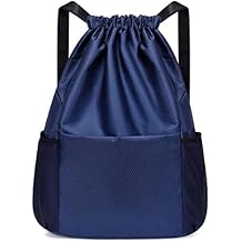 Hiking Backpack Women's Shoulder Bags for Training Gym Big Lightweight Cheap Hand Luggage Travel Drawstring Fitness Ball Sports Backpack Men Color Black