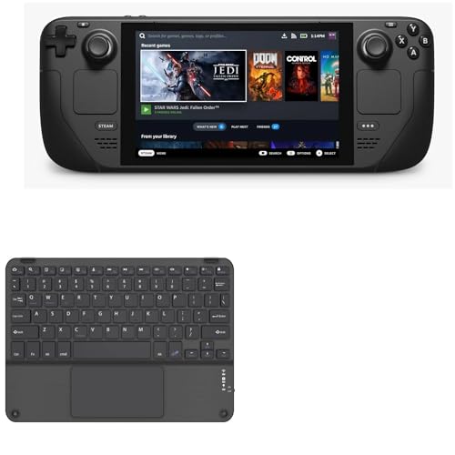 BoxWave Keyboard Compatible with Valve Steam Deck - SlimKeys Bluetooth